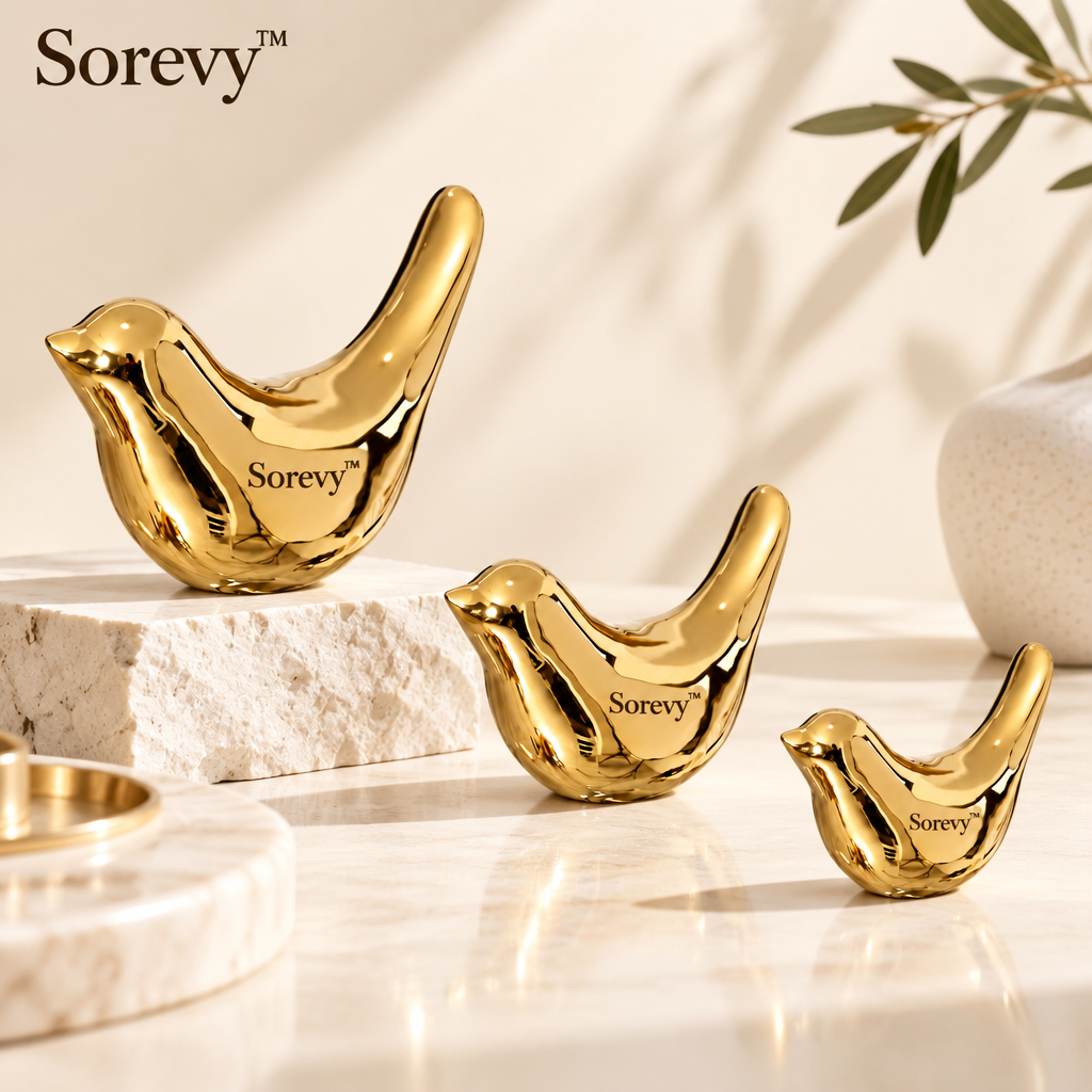 Sorevy™ Aurelia Gold Bird Trio - detail 4