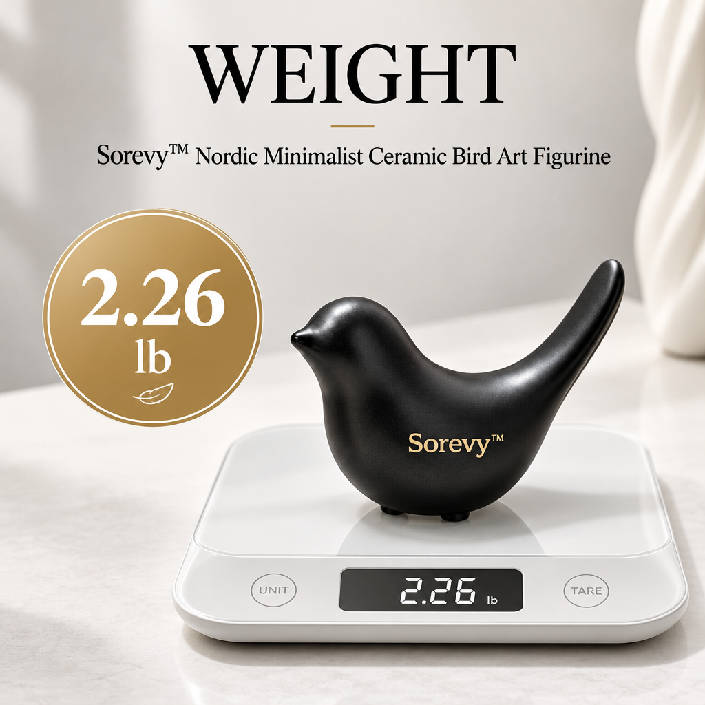 Sorevy™ Luxe Contrast Ceramic Bird Sextet - detail 3