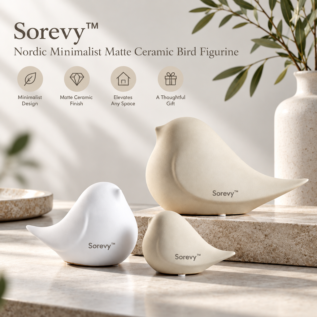 Sorevy™ Softstone Nordic Bird Family Set - detail 3