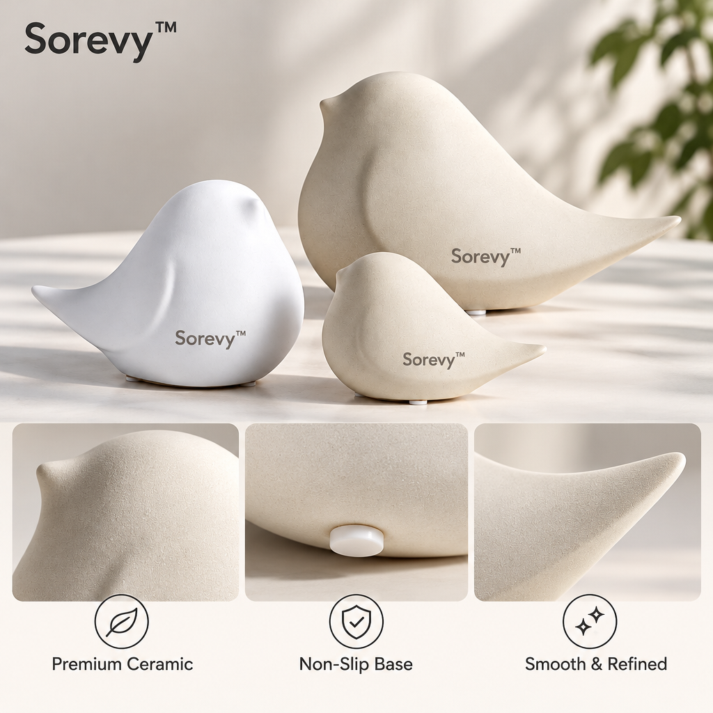 Sorevy™ Softstone Nordic Bird Family Set - detail 5